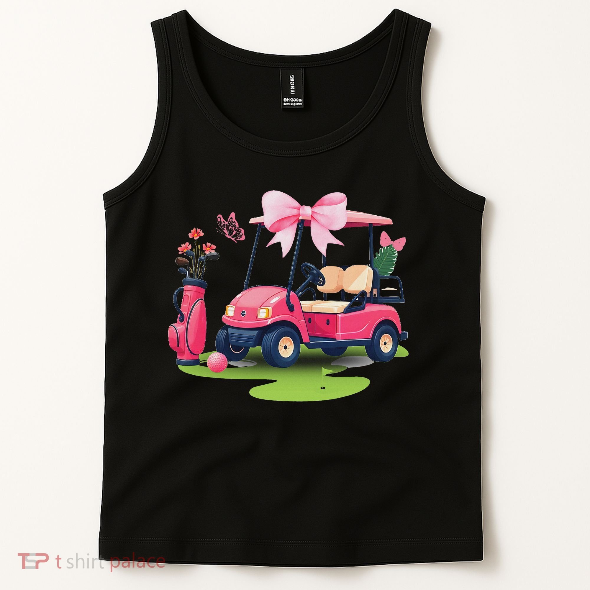 Coquette Bow Golf Tournament Bows Preppy Women Tank Top