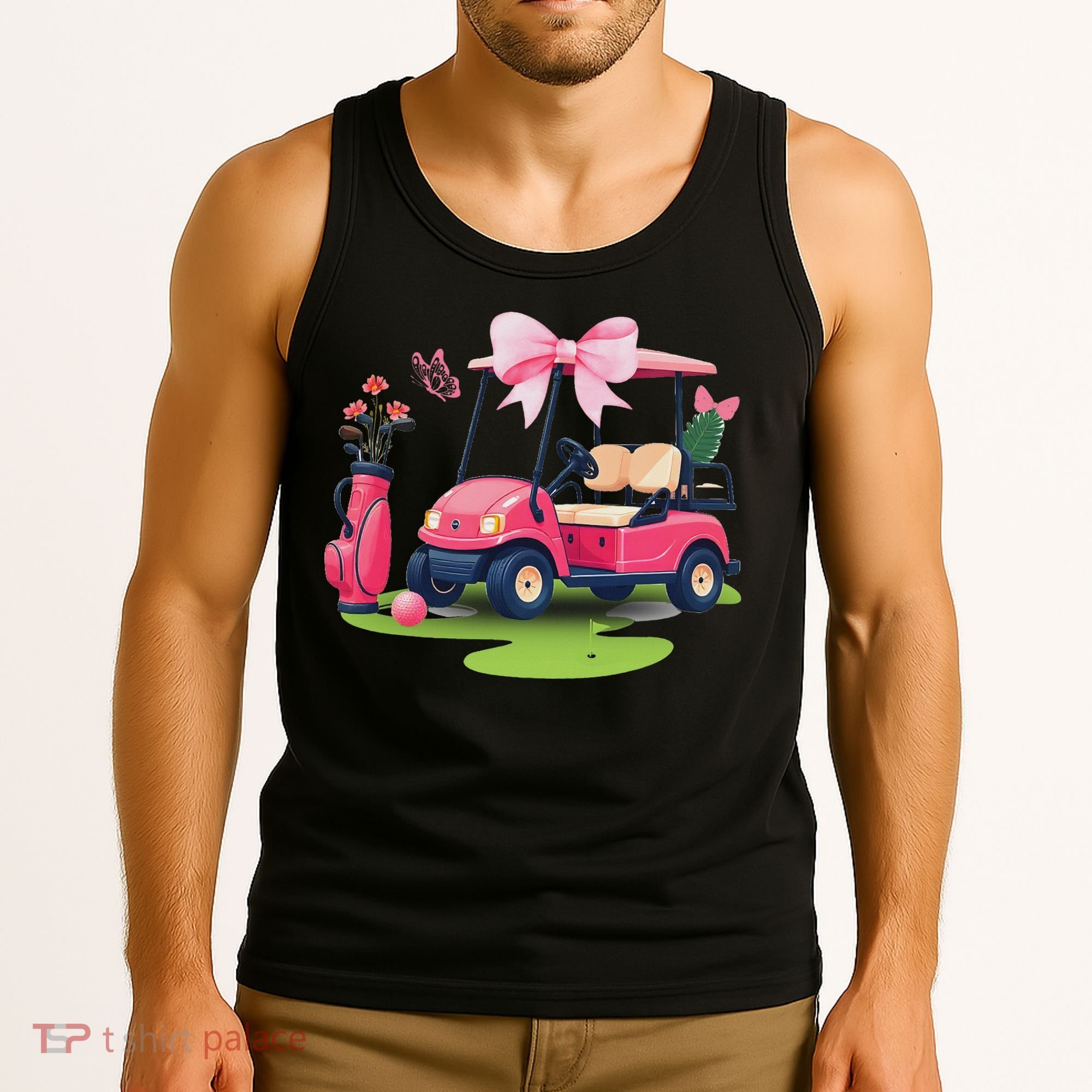 Coquette Bow Golf Tournament Bows Preppy Women Tank Top