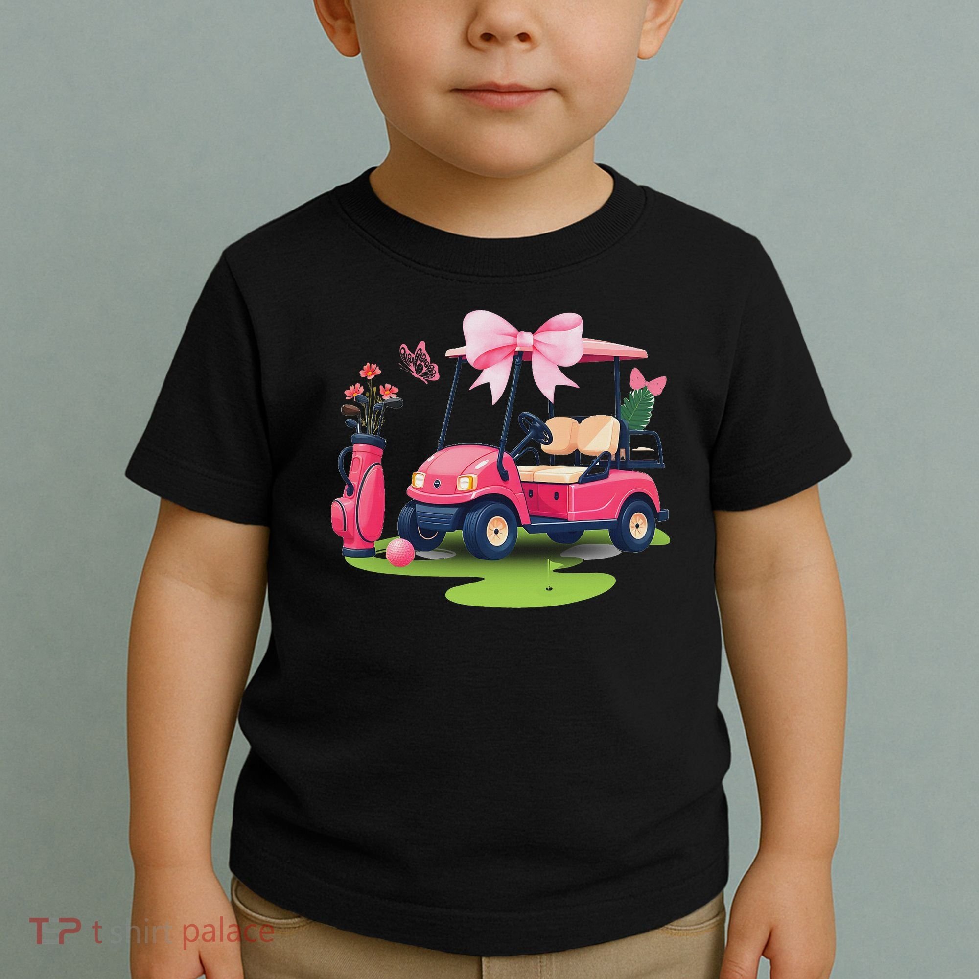 Coquette Bow Golf Tournament Bows Preppy Women Toddler T-Shirt