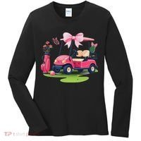 Coquette Bow Golf Tournament Bows Preppy Women Women's Long Sleeve Shirt thumb 0