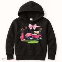Coquette Bow Golf Tournament Bows Preppy Women Kids Hoodie thumb 0