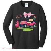 Coquette Bow Golf Tournament Bows Preppy Women Kids Long Sleeve Shirt thumb 0