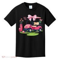 Coquette Bow Golf Tournament Bows Preppy Women Kids T-Shirt thumb 0