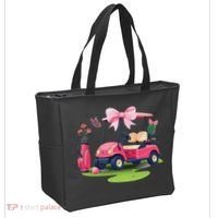 Coquette Bow Golf Tournament Bows Preppy Women Tote Bag thumb 2