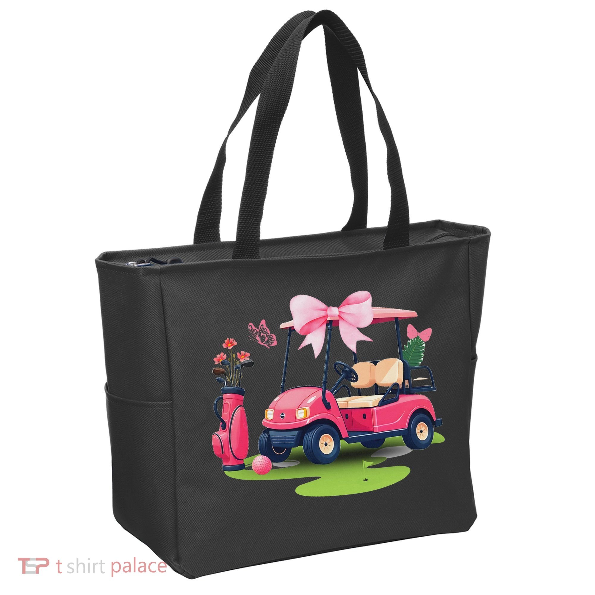 Coquette Bow Golf Tournament Bows Preppy Women Tote Bag