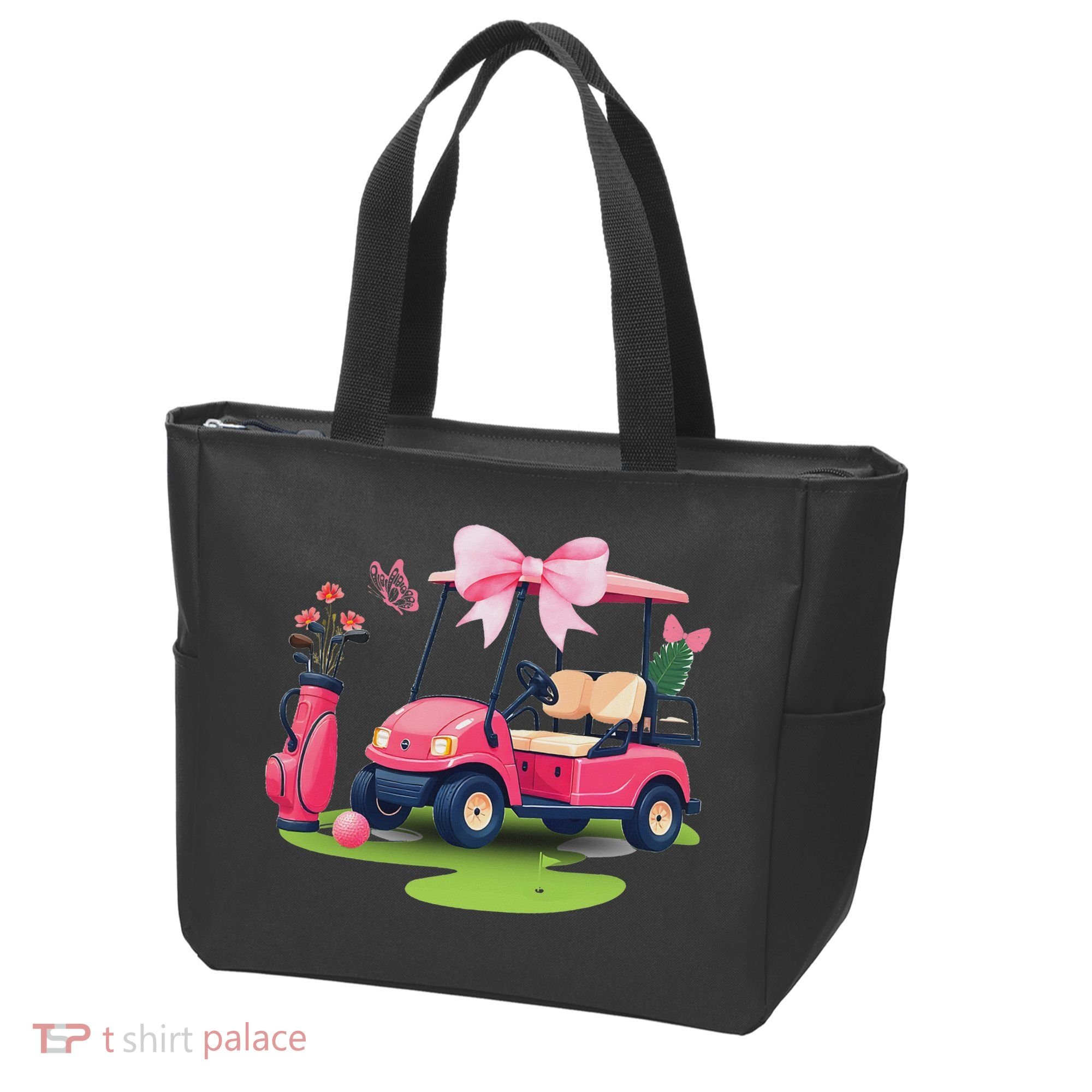 Coquette Bow Golf Tournament Bows Preppy Women Tote Bag
