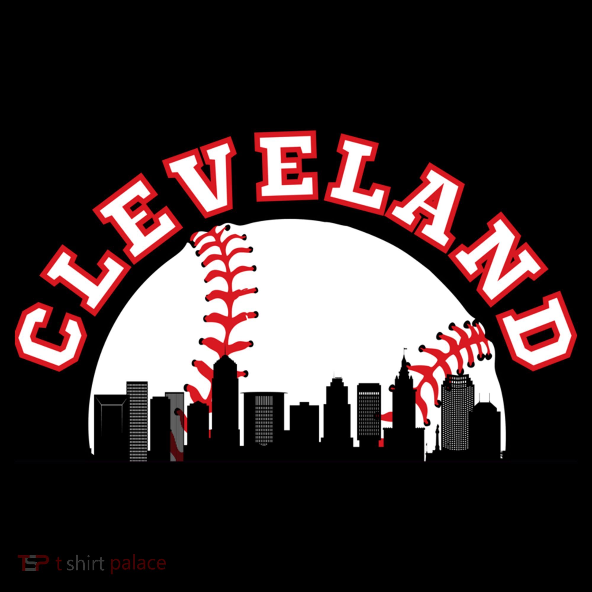 Cleveland Baseball Gift Cleveland Oh Cityscape Cle Skyline Gift Coffee Mug
