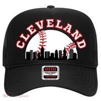 Cleveland Baseball Gift Cleveland Oh Cityscape Cle Skyline Gift Hat thumb 0