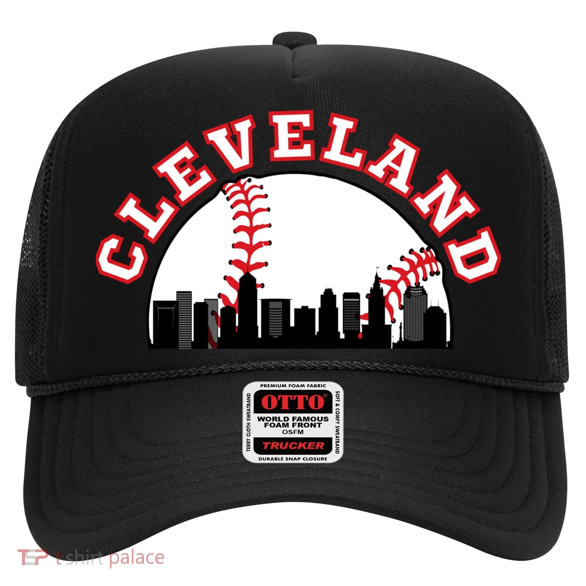 Cleveland Baseball Gift Cleveland Oh Cityscape Cle Skyline Gift Hat