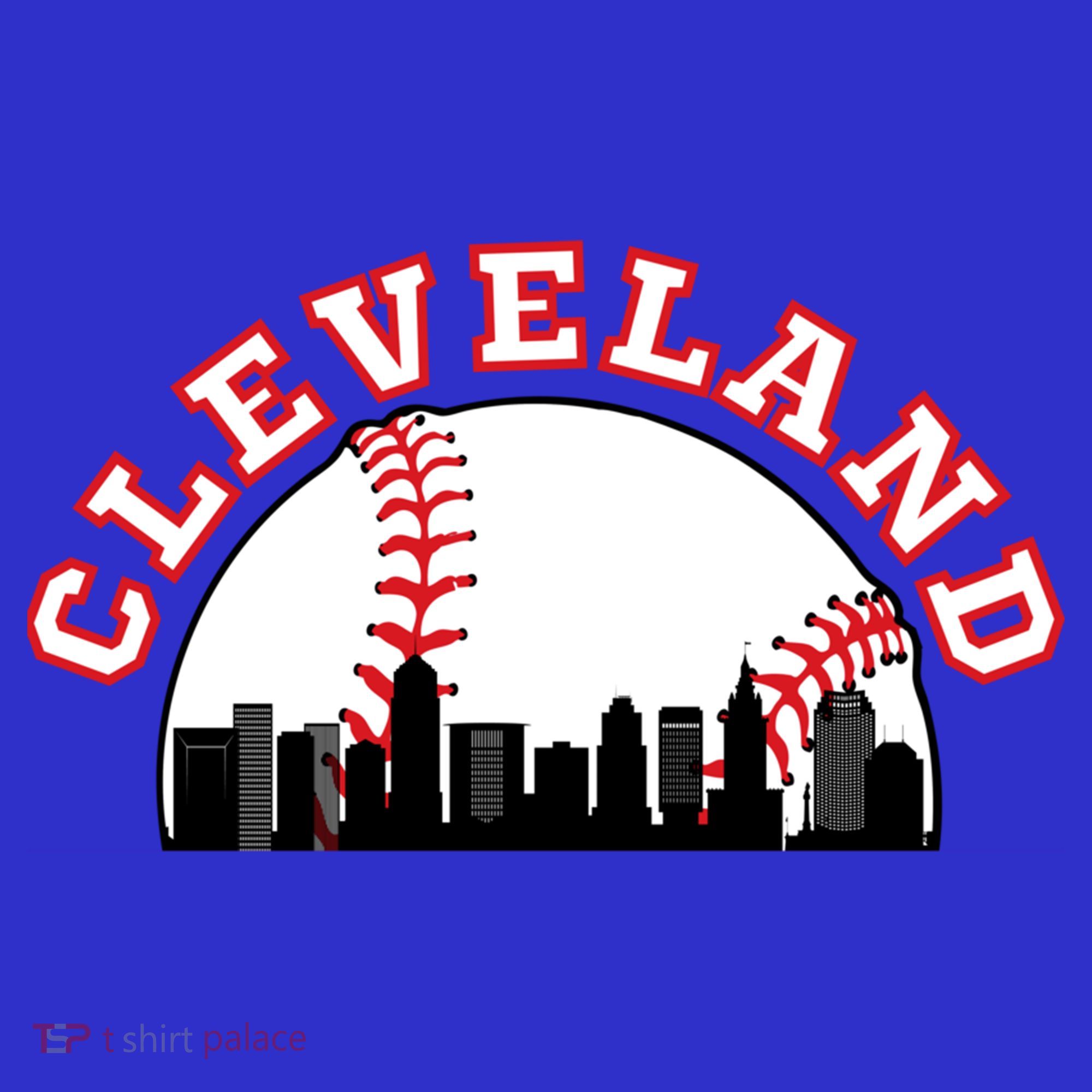 Cleveland Baseball Gift Cleveland Oh Cityscape Cle Skyline Gift Women's Tank Top