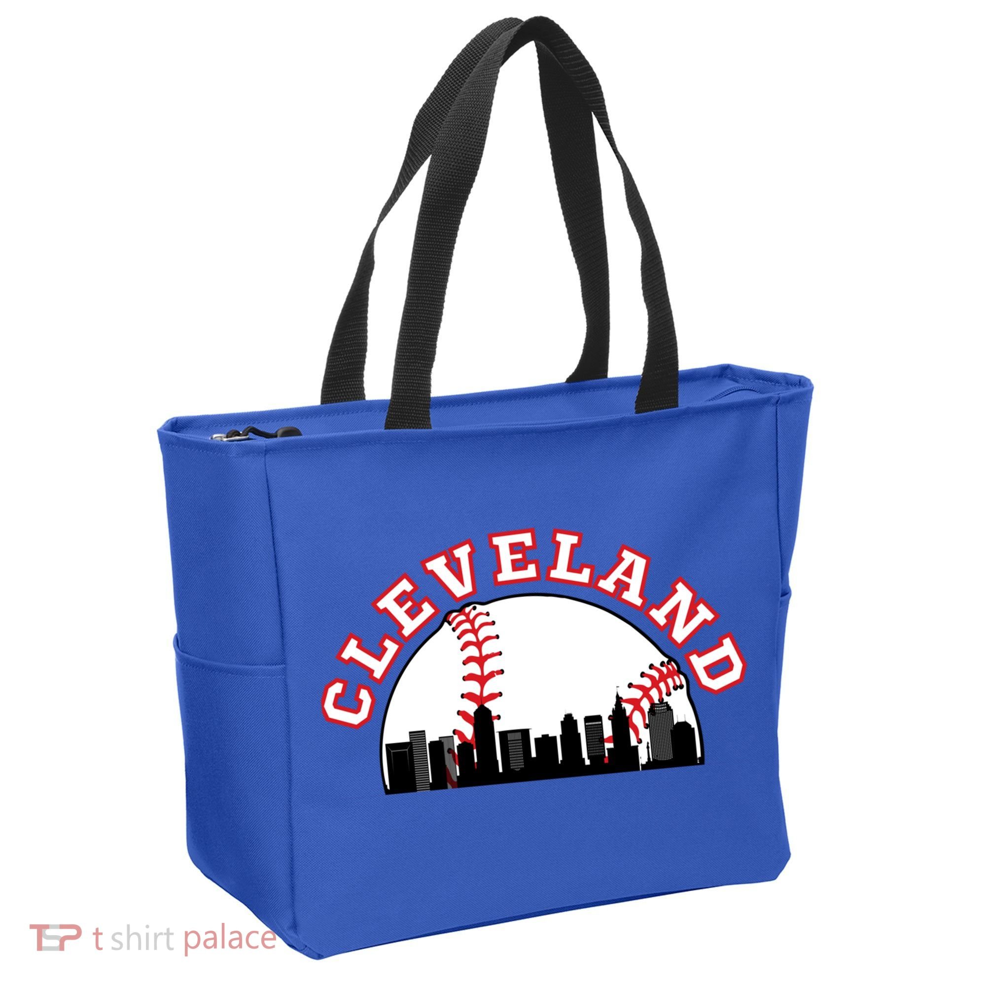 Cleveland Baseball Gift Cleveland Oh Cityscape Cle Skyline Gift Tote Bag