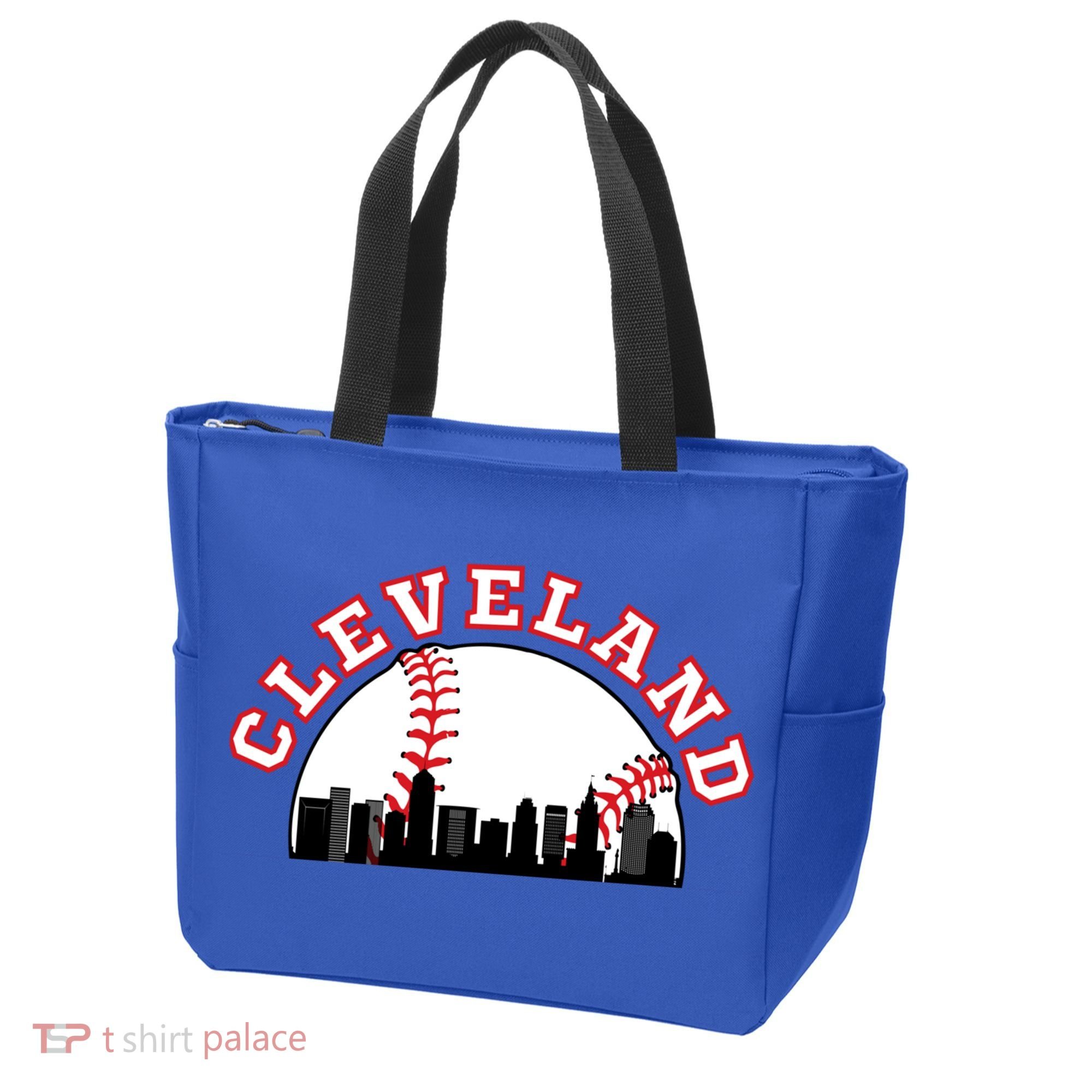 Cleveland Baseball Gift Cleveland Oh Cityscape Cle Skyline Gift Tote Bag