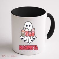 Coffee Boorista Ghost Halloween Barista Coffee Mug thumb 1