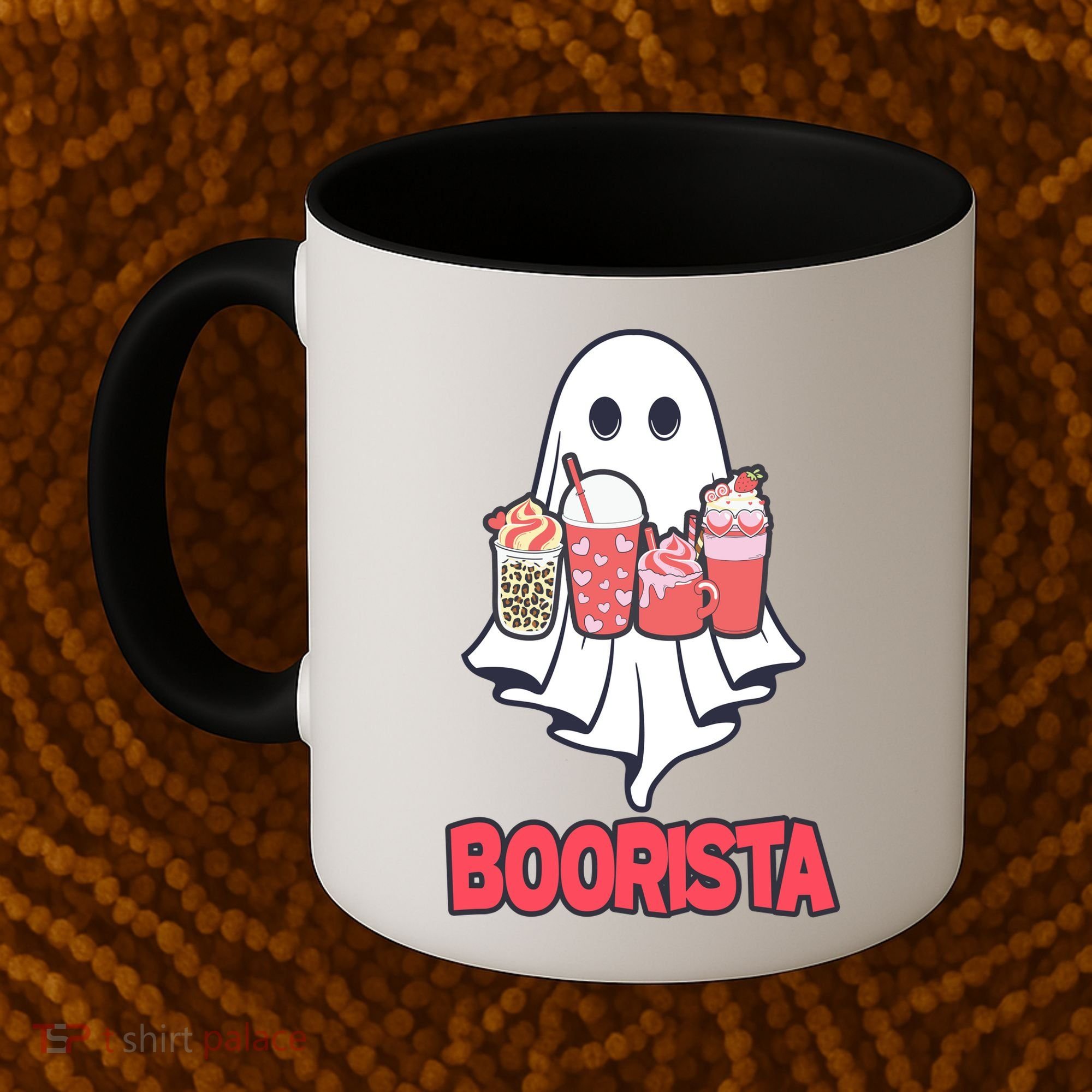 Coffee Boorista Ghost Halloween Barista Coffee Mug