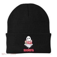 Coffee Boorista Ghost Halloween Barista Beanie thumb 0
