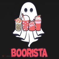 Coffee Boorista Ghost Halloween Barista Women's Hoodie thumb 2
