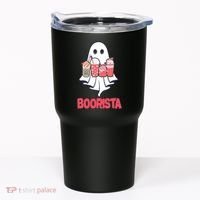 Coffee Boorista Ghost Halloween Barista Tumbler thumb 0