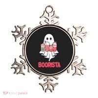 Coffee Boorista Ghost Halloween Barista Ornament thumb 0