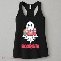 Coffee Boorista Ghost Halloween Barista Women's Tank Top thumb 3
