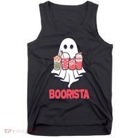 Coffee Boorista Ghost Halloween Barista Tank Top thumb 0