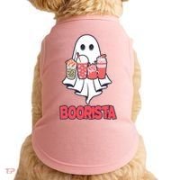 Coffee Boorista Ghost Halloween Barista Doggie Tank thumb 0