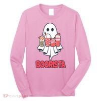 Coffee Boorista Ghost Halloween Barista Long Sleeve Shirt thumb 0