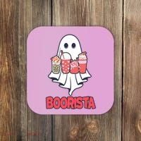 Coffee Boorista Ghost Halloween Barista Coaster thumb 0