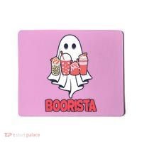 Coffee Boorista Ghost Halloween Barista Mousepad thumb 0