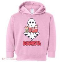 Coffee Boorista Ghost Halloween Barista Toddler Hoodie thumb 0