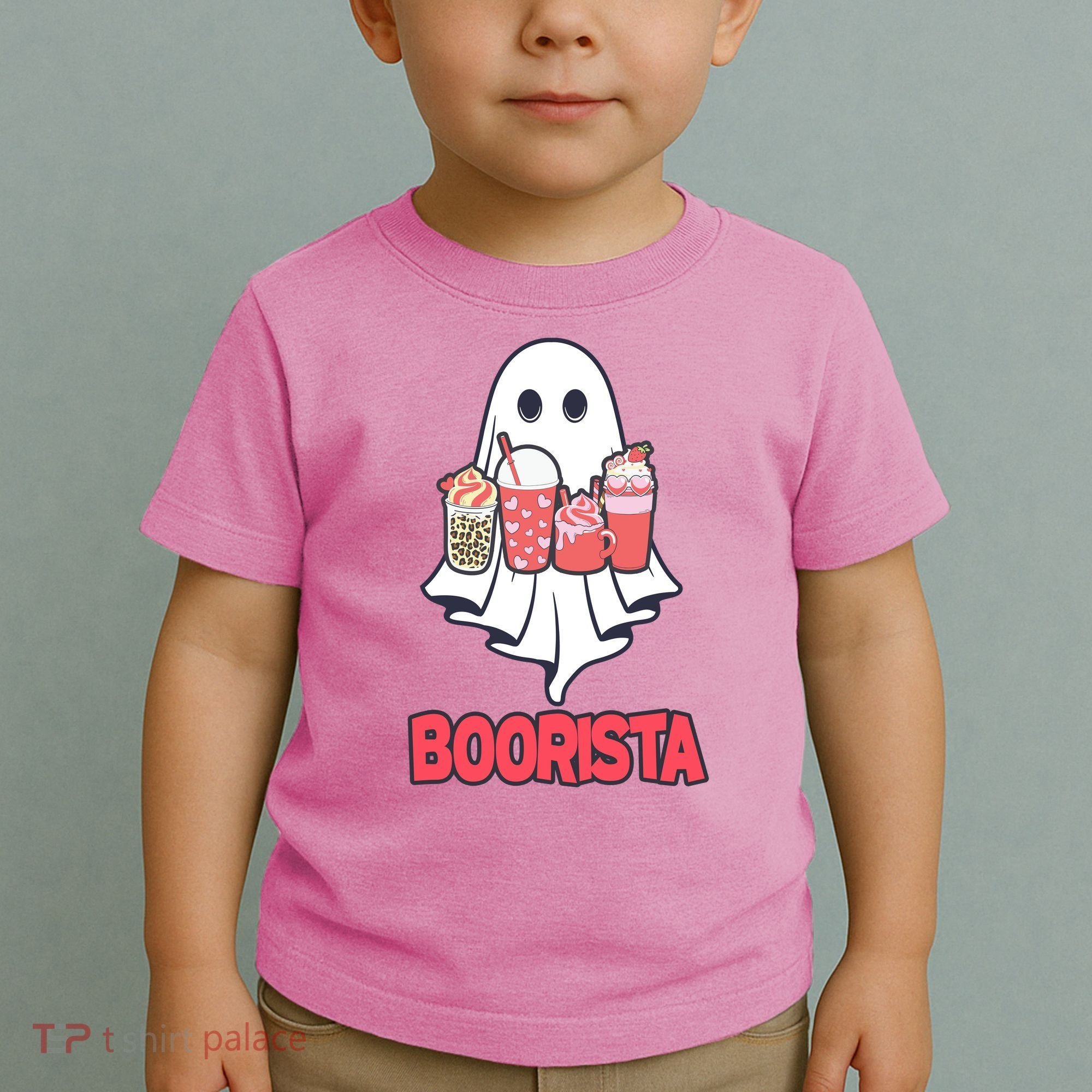 Coffee Boorista Ghost Halloween Barista Toddler T-Shirt