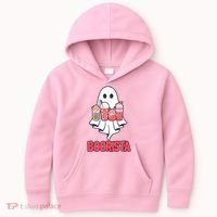 Coffee Boorista Ghost Halloween Barista Kids Hoodie thumb 0