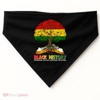 Celebrate Black History Honoring The Past Inspiring The Future Tree Root Book USA-Made Doggie Bandana thumb 0