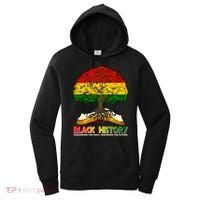 Celebrate Black History Honoring The Past Inspiring The Future Tree Root Book Women's Hoodie thumb 0
