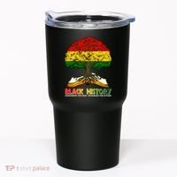 Celebrate Black History Honoring The Past Inspiring The Future Tree Root Book Tumbler thumb 0