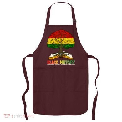 Celebrate Black History Honoring The Past Inspiring The Future Tree Root Book Apron