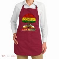 Celebrate Black History Honoring The Past Inspiring The Future Tree Root Book Apron thumb 2