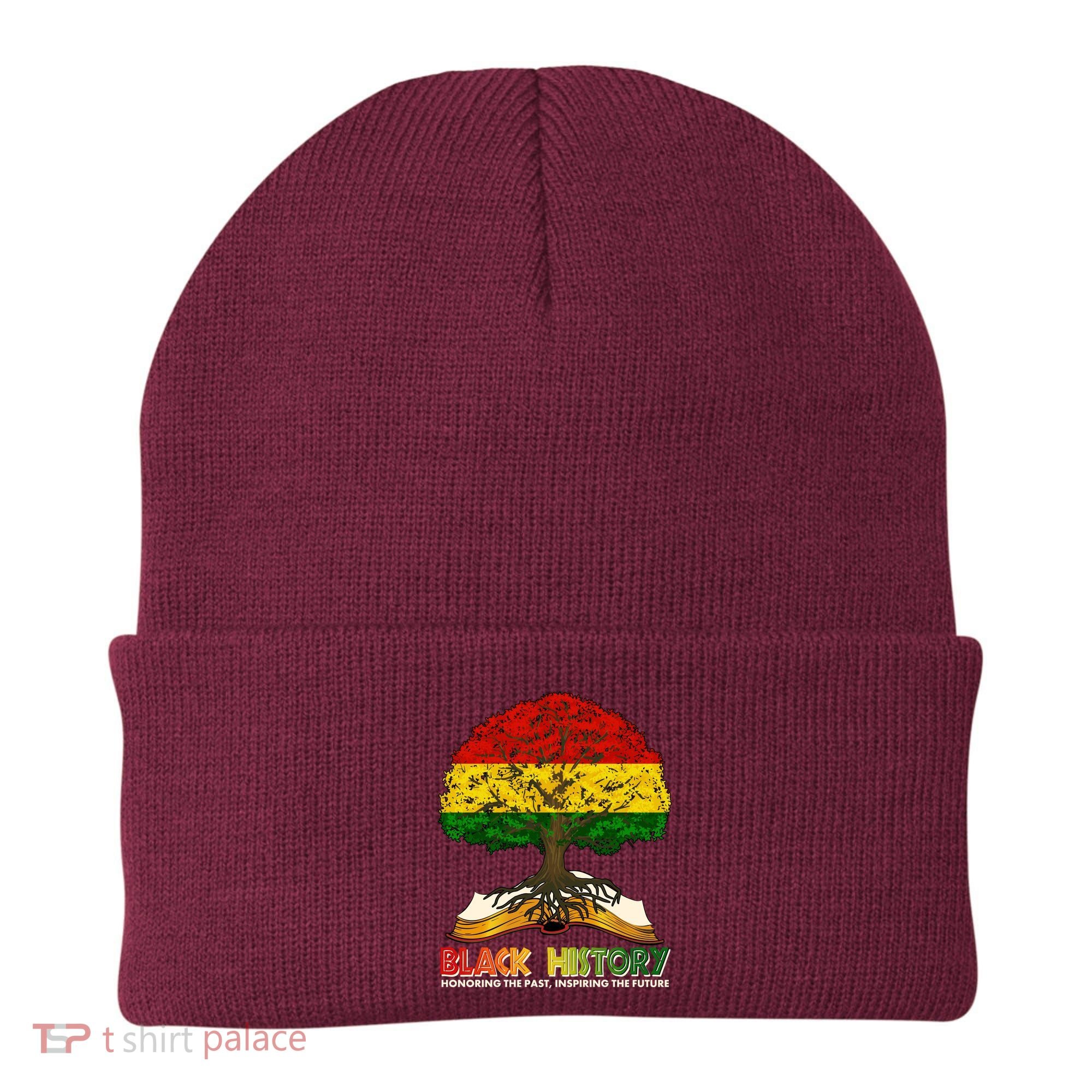 Celebrate Black History Honoring The Past Inspiring The Future Tree Root Book Beanie