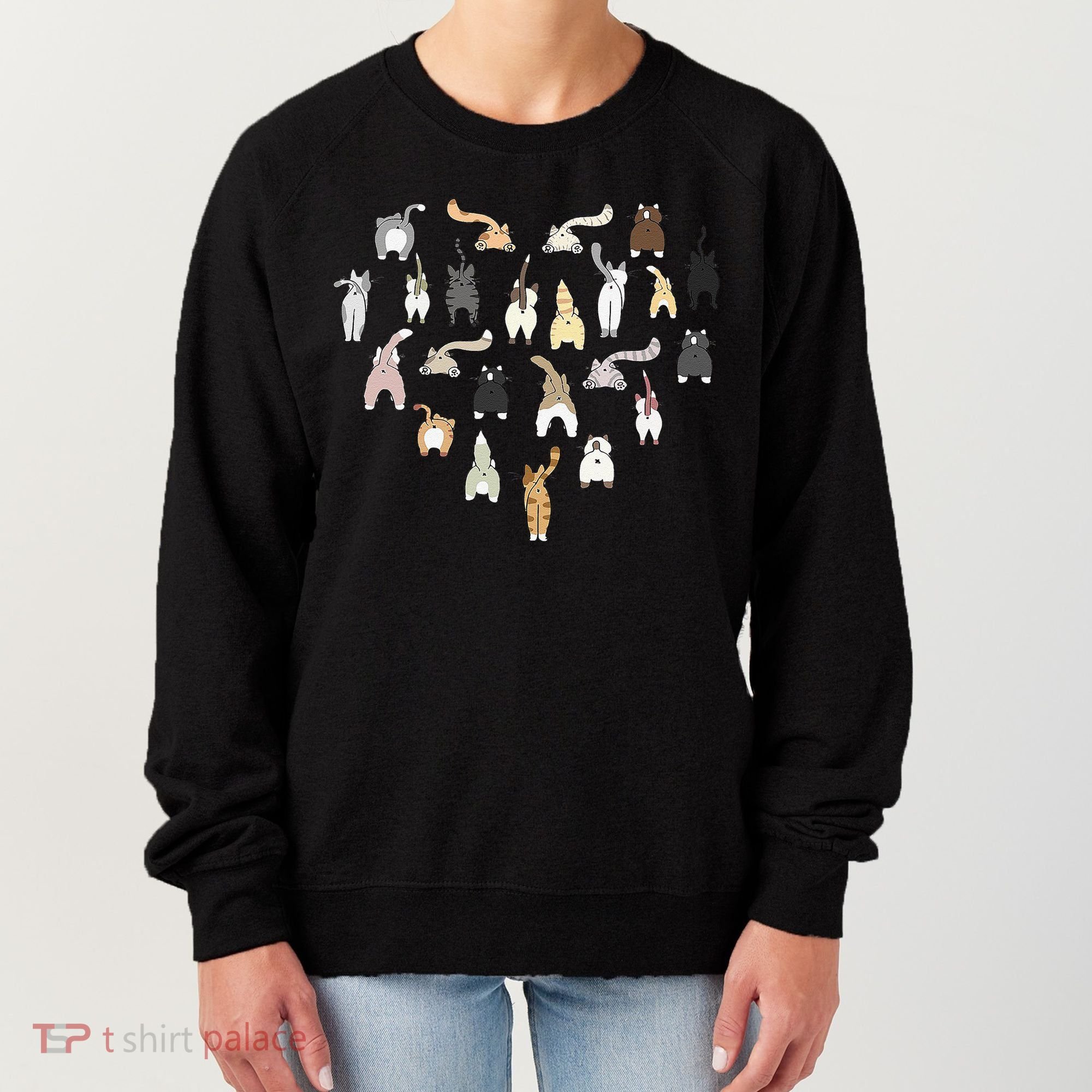 Cat Butt Heart Women's Sweatshirt