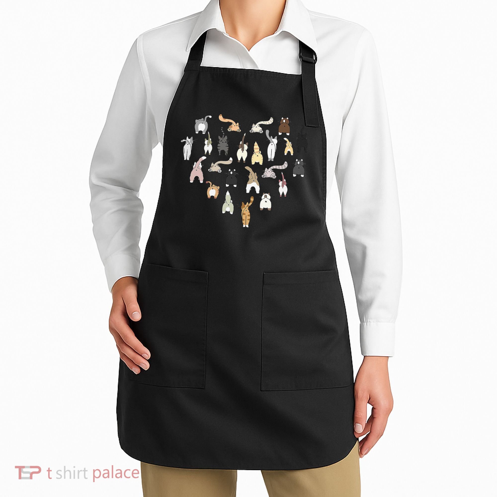 Cat Butt Heart Apron