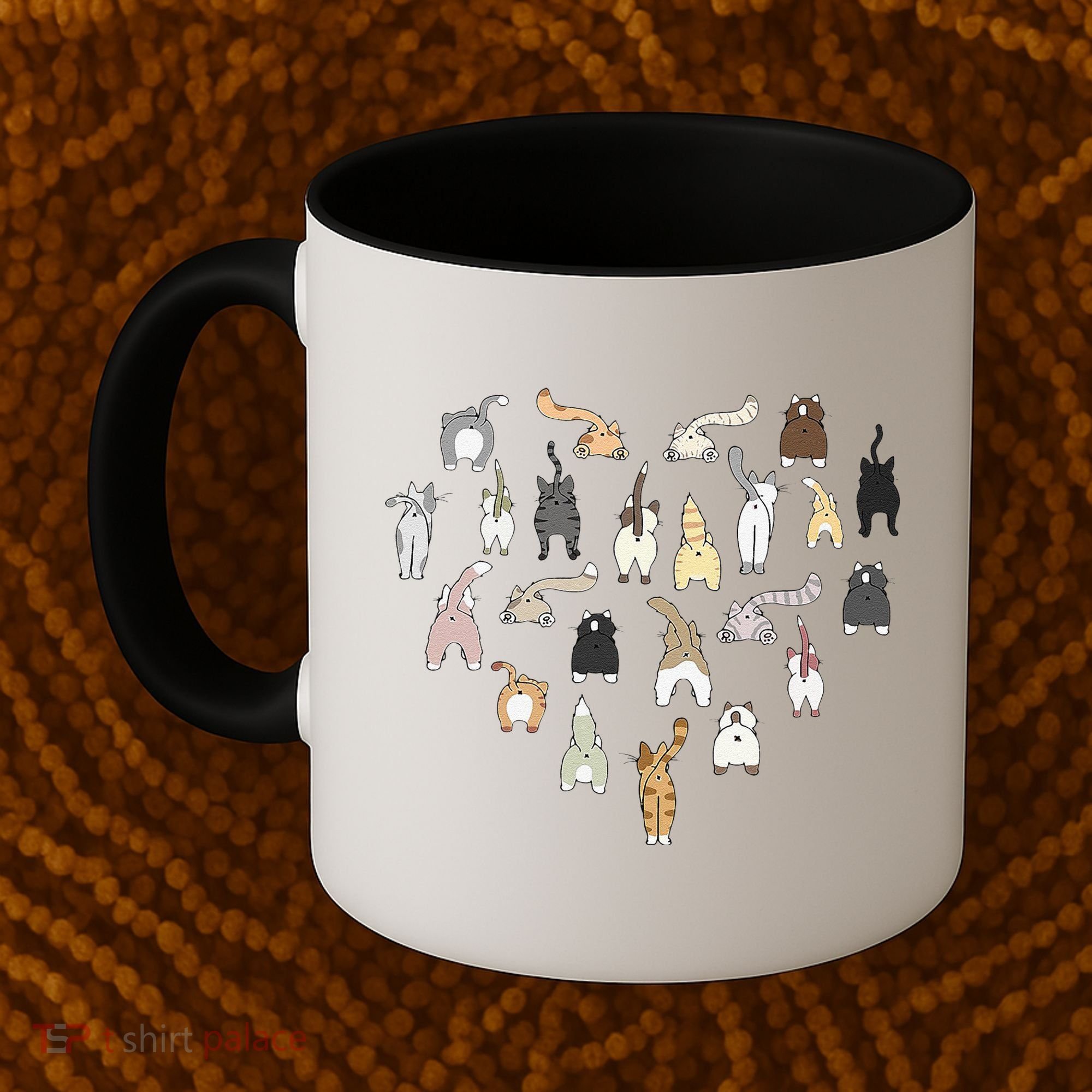 Cat Butt Heart Coffee Mug