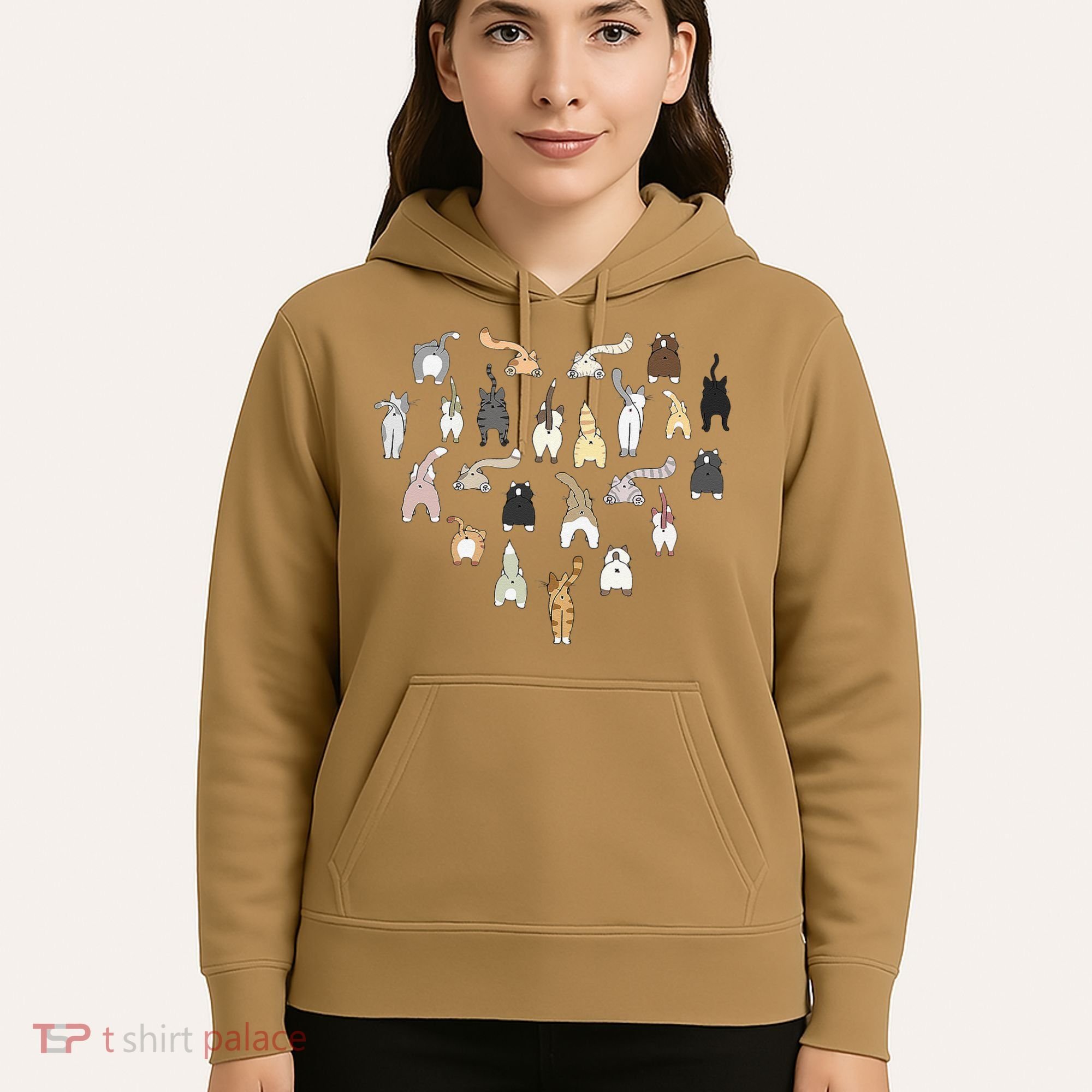 Cat Butt Heart Hoodie