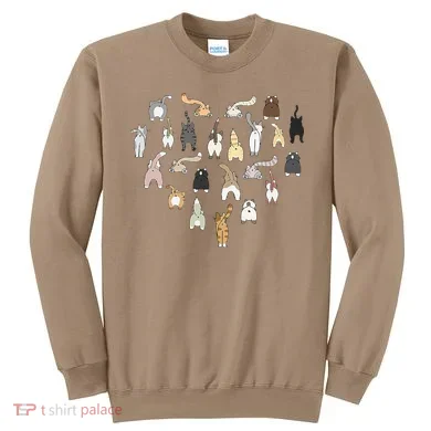 Cat Butt Heart Sweatshirt