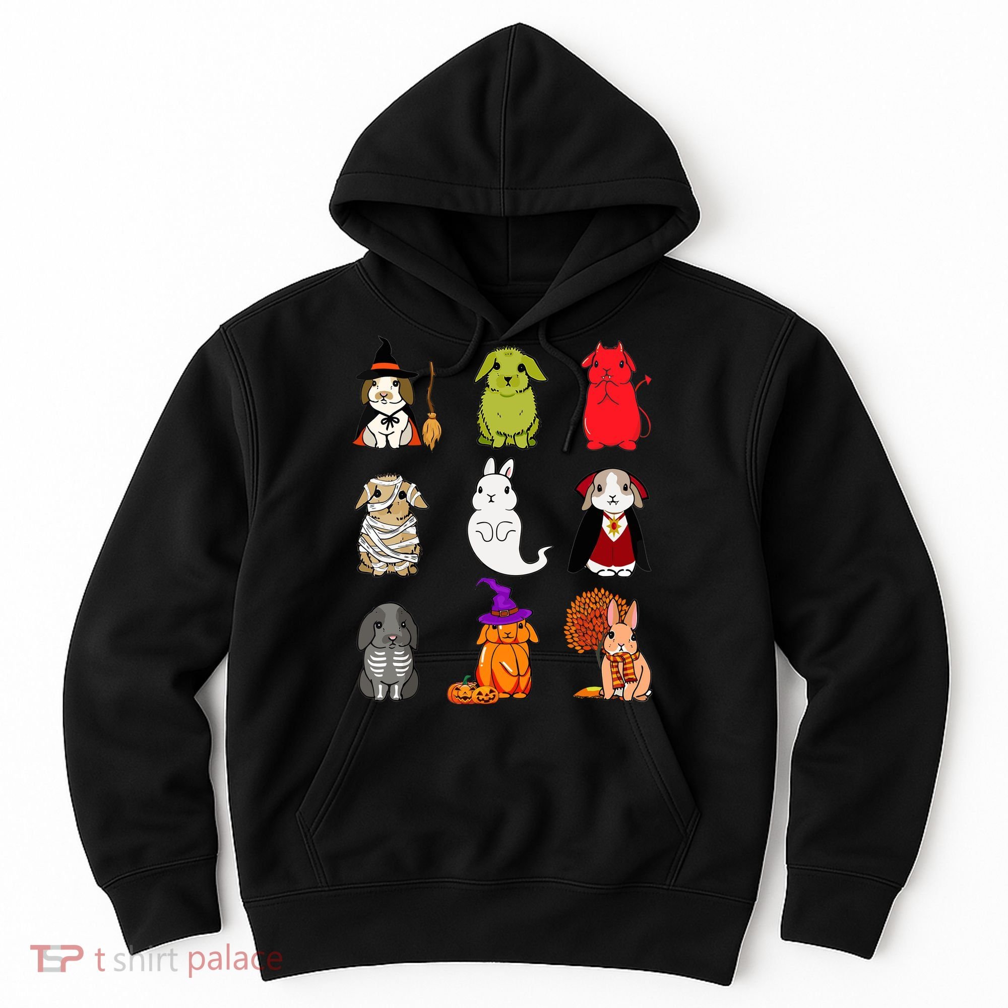 Cute Bunny Halloween Bunnies Rabbit Hoodie