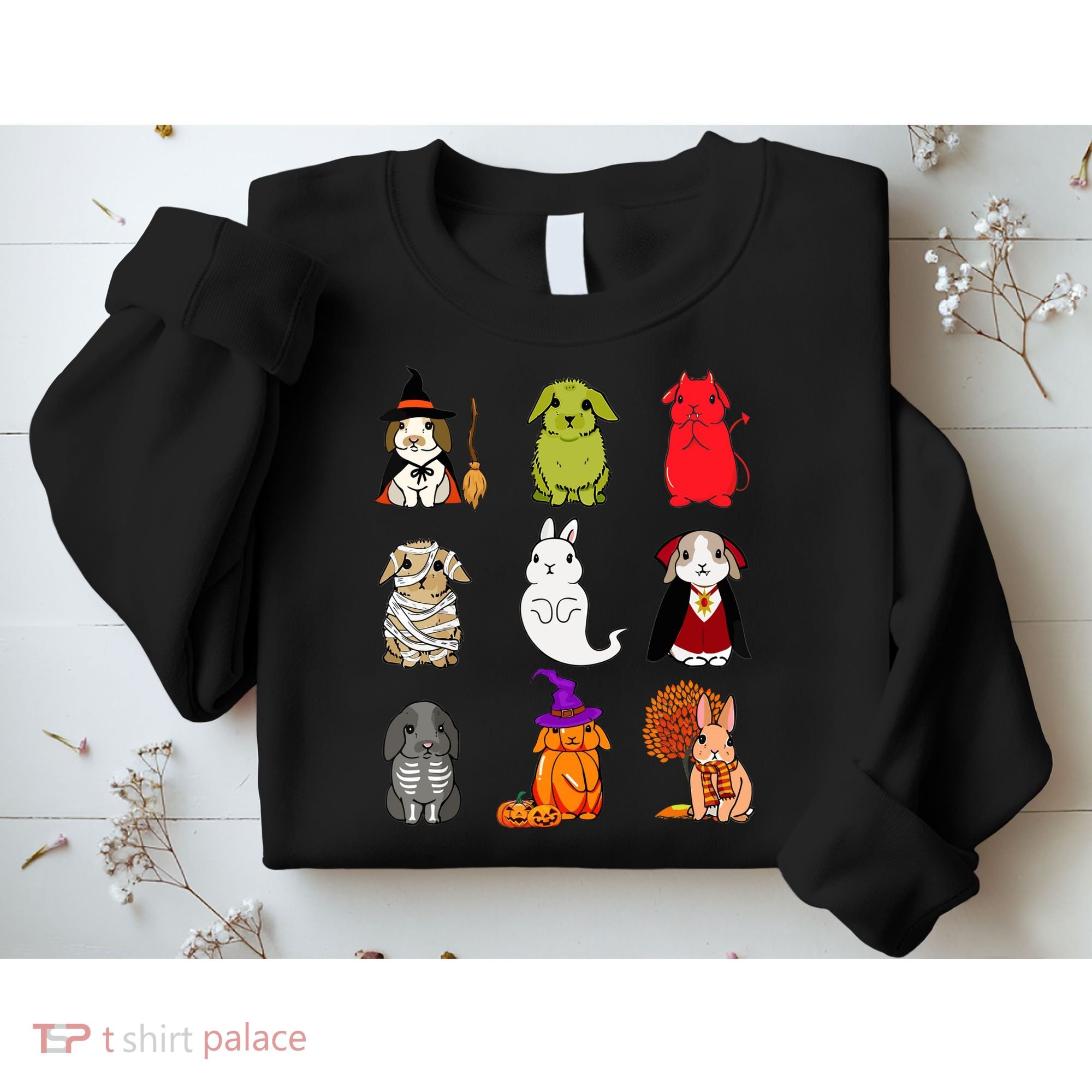 Cute Bunny Halloween Bunnies Rabbit Sweatshirt