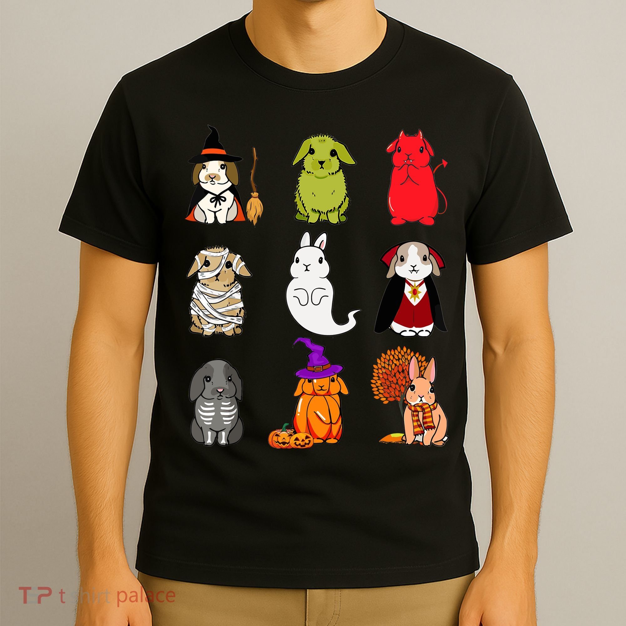 Cute Bunny Halloween Bunnies Rabbit T-Shirt