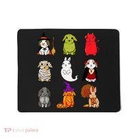 Cute Bunny Halloween Bunnies Rabbit Mousepad thumb 0