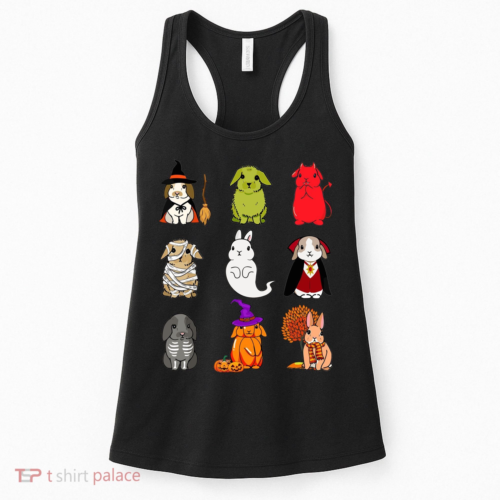 Cute Bunny Halloween Bunnies Rabbit Women's Tank Top