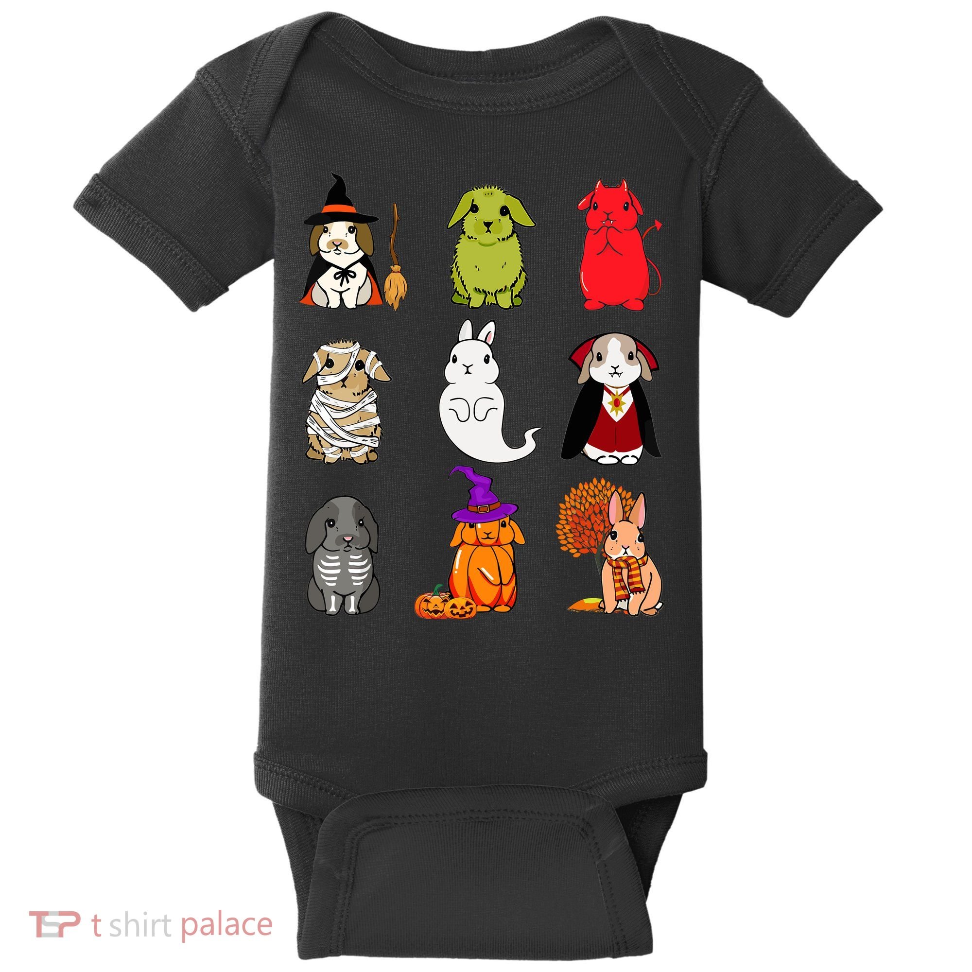 Cute Bunny Halloween Bunnies Rabbit Baby Bodysuit
