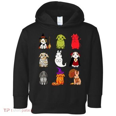 Cute Bunny Halloween Bunnies Rabbit Toddler Hoodie
