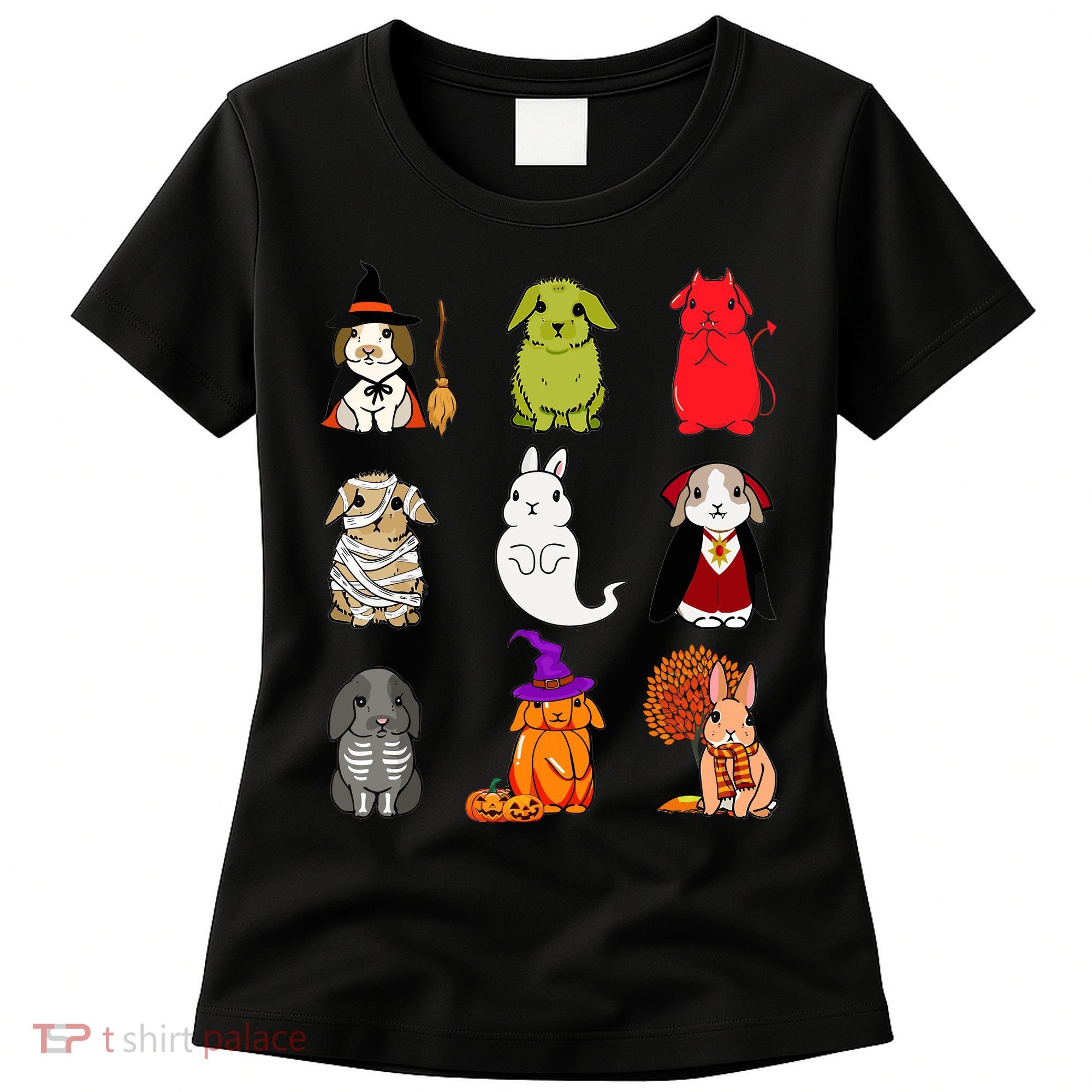 Cute Bunny Halloween Bunnies Rabbit Women's T-Shirt
